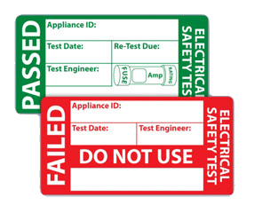 PAT testing stickers